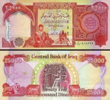 *25 000 Dinárov Irak 2004-8, P96 UNC - Kliknutím na obrázok zatvorte -